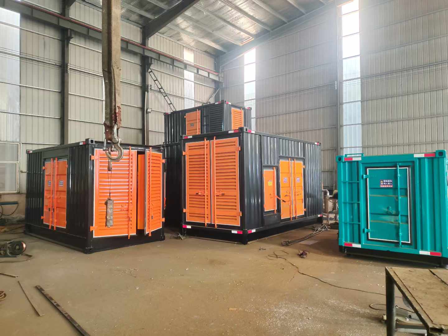 清丰500kw柴油发电机组可以带动多少功率设备？
